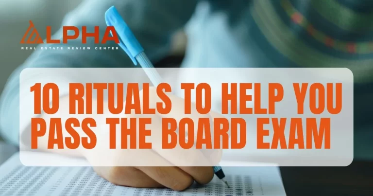 10 Rituals to Help You Pass the Board Exams